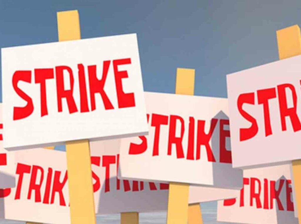 වර්ජනයට තාවකාලික නැවතීමක්