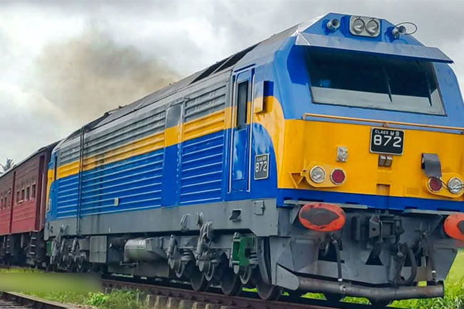 රජරට රැජින දුම්රියේ ගින්නක්