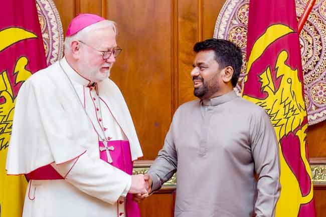 ආර්ථික ස්ථාවරත්වය සහ ජාතික සමගිය වෙනුවෙන් රජය ගන්නා උත්සාහය වතිකානුවේ පැසසුමට