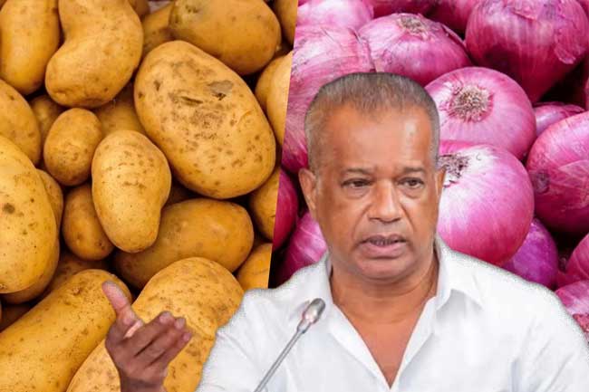 ලූනු රු. 200ට – අල රු. 300ට කන්න වෙයි – කෘෂි ඇමති