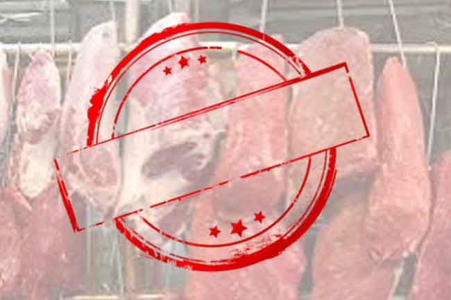 මිනිස් පරිභෝජනයට නුසුදුසු මස් කිලෝ 12,000කට මුද්රා තැබේ