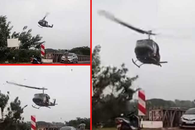 ලුණුවිල දී ගිංඔයට කඩා වැටුනු හෙලිකොප්ටර් යානයේ සහයක නියමුවාගෙන් අධිකරණයට ප්රකාශයක්