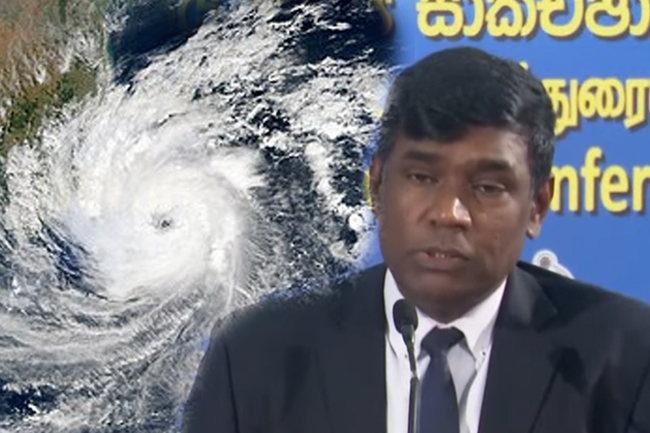 දෙසැම්බර් හා ජනවාරි මාසවලදි සුළි සුළං ඇති වීමේ අවදානමක්