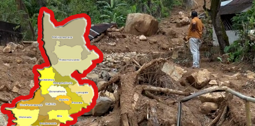 බදුල්ලේ නායයෑම් අවදානමක් – පවුල් 238ක් ආරක්ෂිත ස්ථානවලට