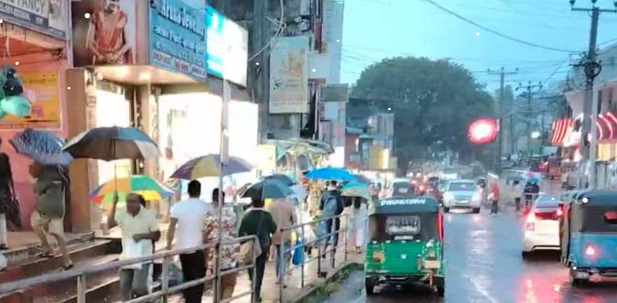 ප්රදේශ කිහිපයකට සවස 1න් පසුව වැසි හෝ ගිගුරුම් සහිත වැසි