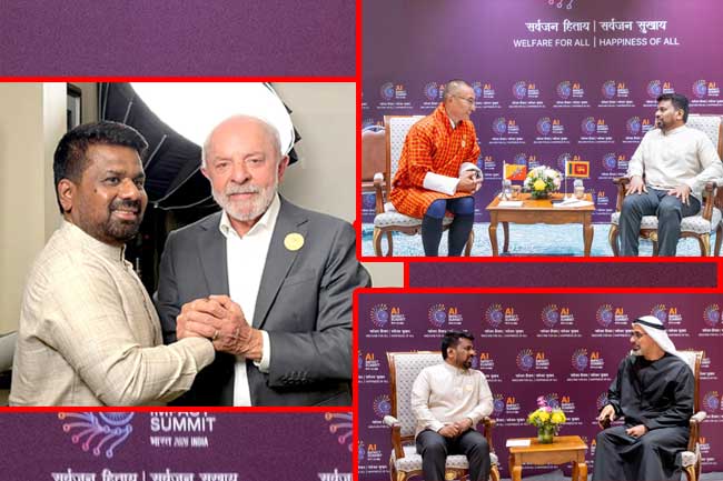 ජනපති රටවල් කිහිපයක රාජ්ය නායකයින් හමුවෙයි