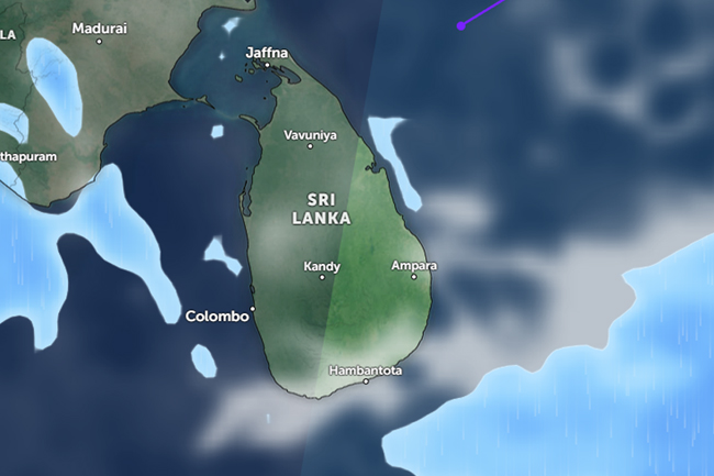 අඩු පීඩන කලාපය දිවයිනෙන් ඉවතට – වැසි තත්ත්වයේ අඩු වීමක්