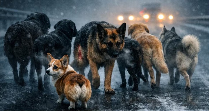 ලොවක් සංවේදී කළ බලු රංචුව (වීඩියෝ)