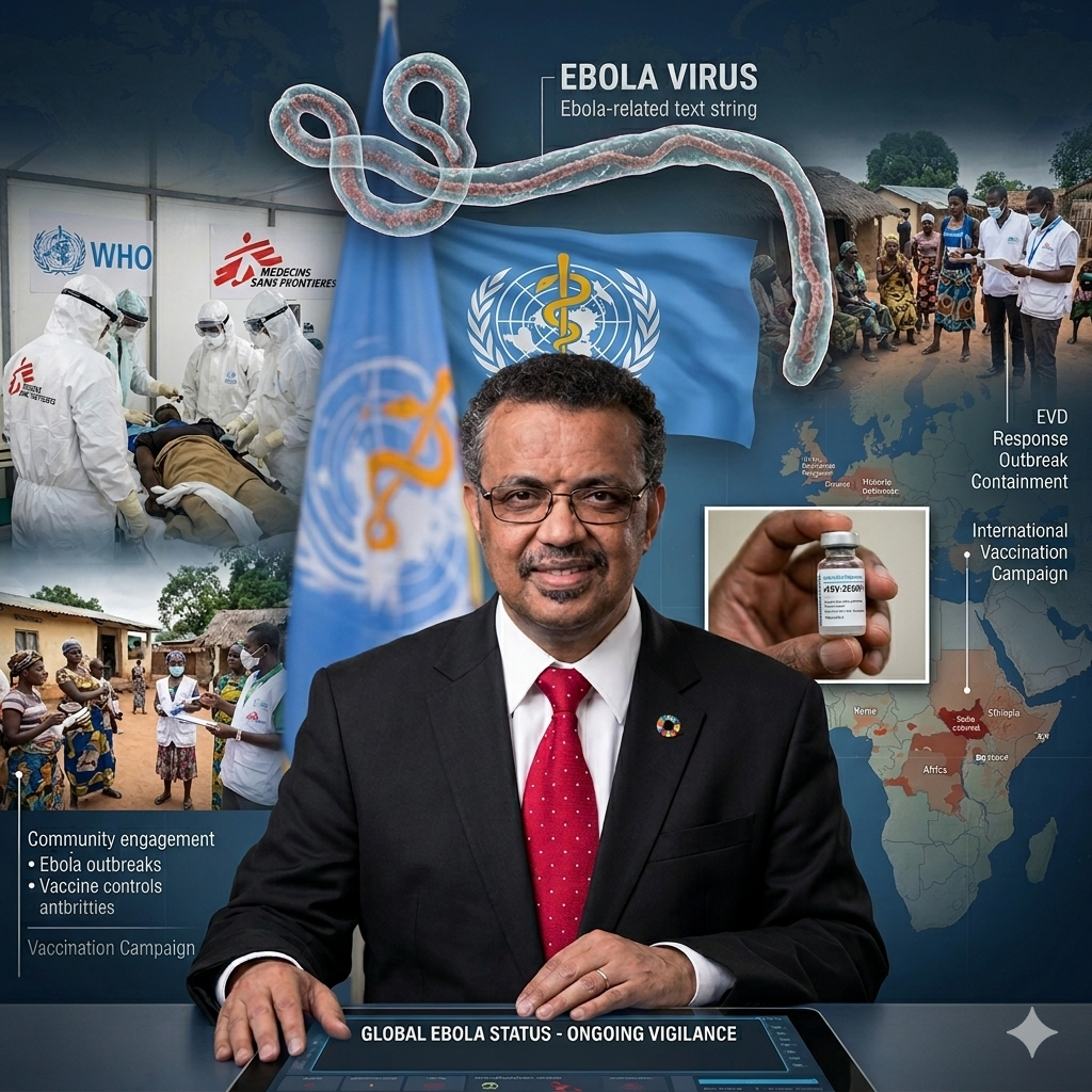 මාරාන්තික ඉබෝලා සහ හන්ටා වෛරස් ගැන WHO ප්රධානියාගෙන් ප්රකාශයක්