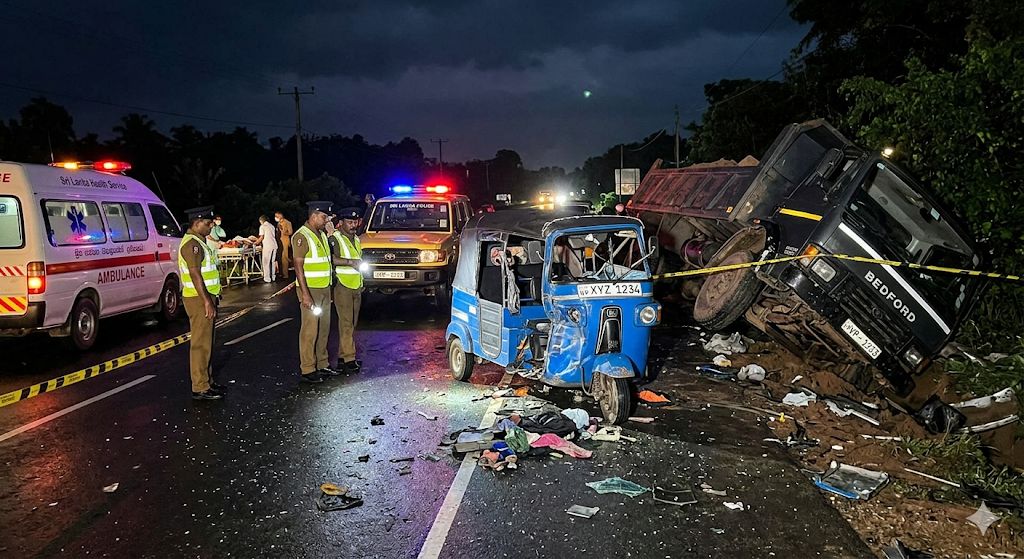 පුණානි ප්රදේශයේ දරුණු රිය අනතුරකින් තරුණයෙකු ජීවිතක්ෂයට