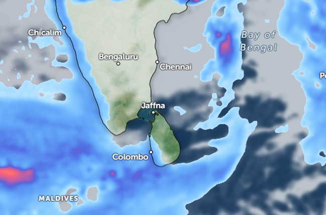 අද ප්රදේශ කිහිපයකට මි.මී 100ක තද වැසි