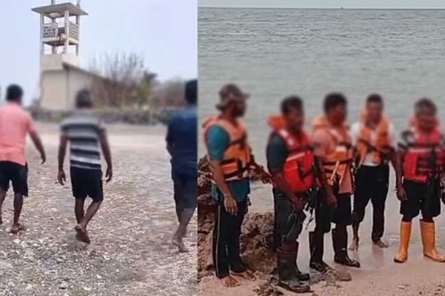 අනතුරට පත් යත්රාවේ සිටි ඉන්දීය ධීවරයින් 11දෙනාම බේරාගනී
